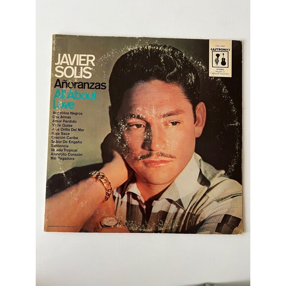 Javier Solis Añoranzas All About Love LP Caytronics CYS 1047 VG+ - Picture 1 of 7